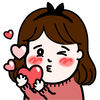 Girl Kim stickers 김소녀 아이메시지스티커 App Icon