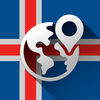 Iceland Offline Travel Map App Icon