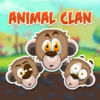 Animal Clan Monkey Stickers App Icon