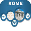 Rome Italy Offline City Maps with Navigation App Icon