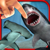Shark Fingers 3D Interactive Aquarium FREE App Icon