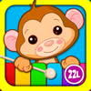 Abby Monkey Musical Puzzle Games Music and Songs Builder Learning Toy for Toddlers and Preschool Kids App Icon
