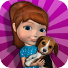 Talking Anya Dress Up and Pet Puppies App Icon