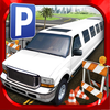 3D Impossible Parking Simulator - Real Limo and Monster Car Driving Test Racing Games Free