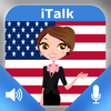 iTalk Inglés Americano conversacional Grabar y escuchar aprender hablar de manera rápida vocabulario y pruebas para los hablantes de español App Icon