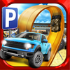 3D Monster Truck Parking Simulator Game - Real Car Driving Test Run Sim Racing Games
