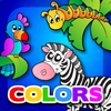 Preschool Colors Toys Train • Kids Love Learning Colors Fun Interactive Educational Adventure Games with Animals Cars Trucks and more Vehicles for Children Baby Toddler Kindergarten by Abby Monkey App Icon