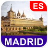 Madrid Spain Offline Map - PLACE STARS App Icon