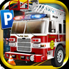 3D Emergency Parking Simulator Game - Real Police Fire-Truck Ambulance Car Driving School Test Park Sim Racing Games