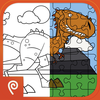 Color It Puzzle It Dinosaurs App Icon