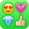 Emoji Art  New Style Support Anywhere - WhatsApp Kik Messenger BBM WeChat MeowChat VK Viber Tango and iMessages App Icon