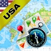 America United States US - Offline Map and GPS Navigator App Icon