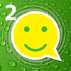 Stickers Emoji Art for WhatsApp Messages WeChat Line FaceBook KakaoTalk SMS Mail EmotionPhoto 2 App Icon