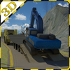 Excavator Transporter Rescue 3D Simulator- Be ready to rescue cars in this extreme high powered excavator transporter game