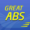 Great Abs Sit ups Crunches Workout Exercises by Fitness22 App Icon