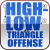 High-Low Triangle Offense Attacking Man and Zone Defense - With Coach Lason Perkins - Full Court Basketball Training Instruction