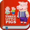 The Three Little Pigs - Interactive bedtime story book App Icon