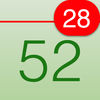 Week Numbers - ISO / European US Middle East Simple Custom Pro App Icon