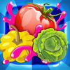 Fram Vegetales-Fruits PopA Classic Match-3 Puzzle Pop Casual Game App Icon