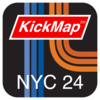 NYC Subway 24-Hour KickMap App Icon