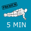 5 Minute PLANKS Famous Workout routines - Premium Version App Icon