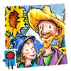 Van Gogh and the Sunflowers encourage creativity and teach your children art history in this interactive book with text and paintings by Laurence Anholt iPhone version by Auryn Apps App Icon