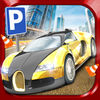 3D Dubai Parking Simulator Drive Real Extreme Super Sports Car App Icon
