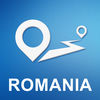 Romania Offline GPS Navigation and Maps App Icon