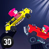 Pixel Car Fighting Arena 3D Full App Icon