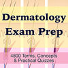 Dermatology Practice Test-4800 Flashcards Study Notes Terms and Quizzes App Icon