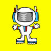 Animated Doodle Outer Space Stickers App Icon