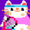 Candy Cat Tennis - Pixel Training App Icon