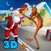 Santa VS Snowman Christmas Cartoon Fighting Full App Icon