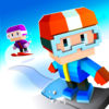 Blocky Snowboarding - Endless Arcade Runner App Icon