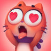 Taffy Cat in Love  Emoji and Stickers App Icon