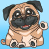 PugLoveMoji - Stickers and Keyboard For Pugs App Icon