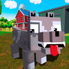 Blocky Dog Farm Survival Full App Icon