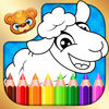 123 Kids Fun COLORING BOOK Educational Color Games App Icon