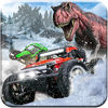 Snow Off Road Dinoland Car Racing - Drag Racer