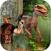 Real jeep Dino Hunter - Survive in forest 2017 App Icon