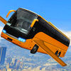 Futuristic Flying Bus Racing App Icon