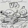 Super Tank vs Bomber
