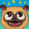 Pug Run Stickers App Icon