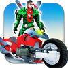 Flying Superhero Moto Transformation - Pro App Icon