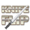 Knife Flip with apple cut