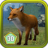 3D Wild Fox Real Simulator Premium App Icon