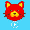 Animated Crazy Cats Stickers App Icon