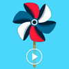 Animated July Fourth Stickers App Icon