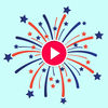 Animated Fireworks Sticker App Icon
