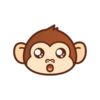 Monkey Cute Stickers App Icon